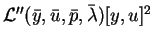 ${\cal L''}(\bar{y},\bar{u},\bar{p},\bar{\lambda}) [y,u]^2$