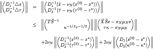 \begin{displaymath}\begin{array}{rll}
\left\Vert\begin{pmatrix}D_1^{-1}\triangle...
...2(\kappa^{(0)}-\kappa^\ast)\end{pmatrix}\right\Vert
\end{array}\end{displaymath}